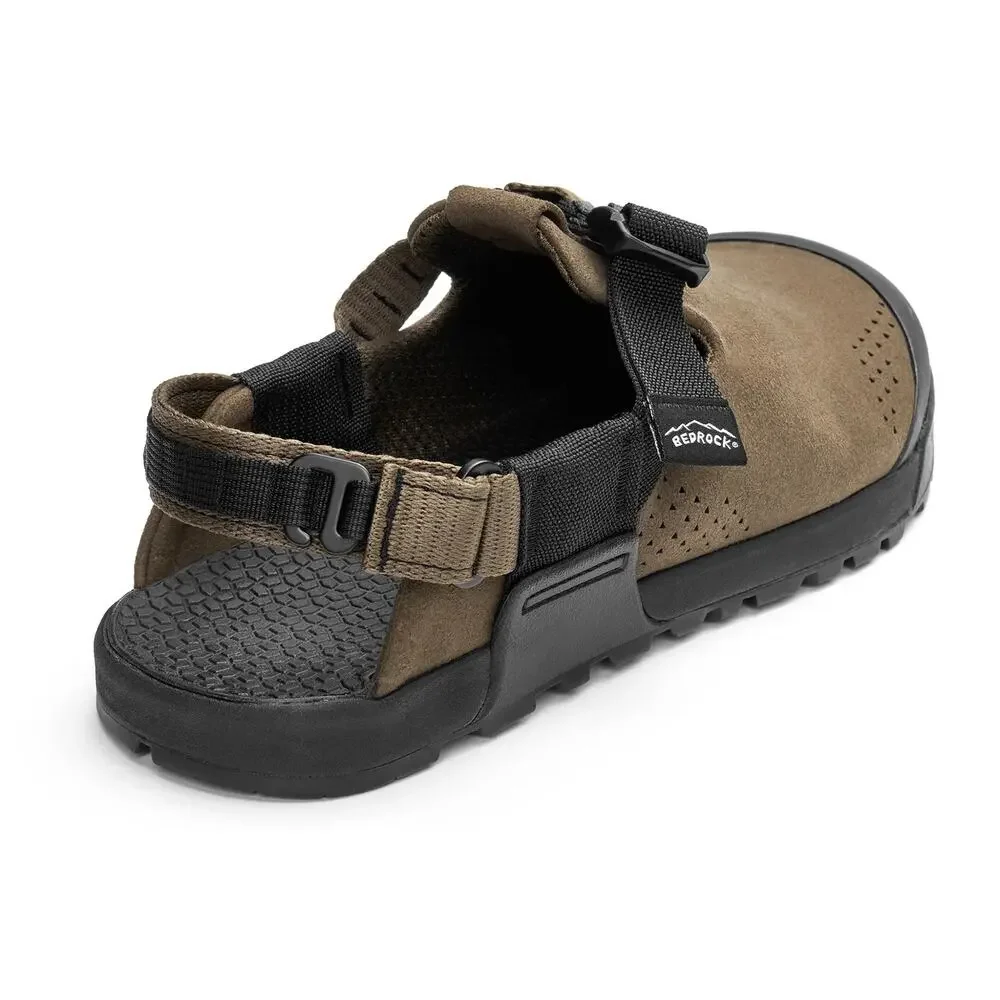 Bedrock Mountain Clogs Synthetic Suede Pinecone Brown Men’s 14 Women’s 15